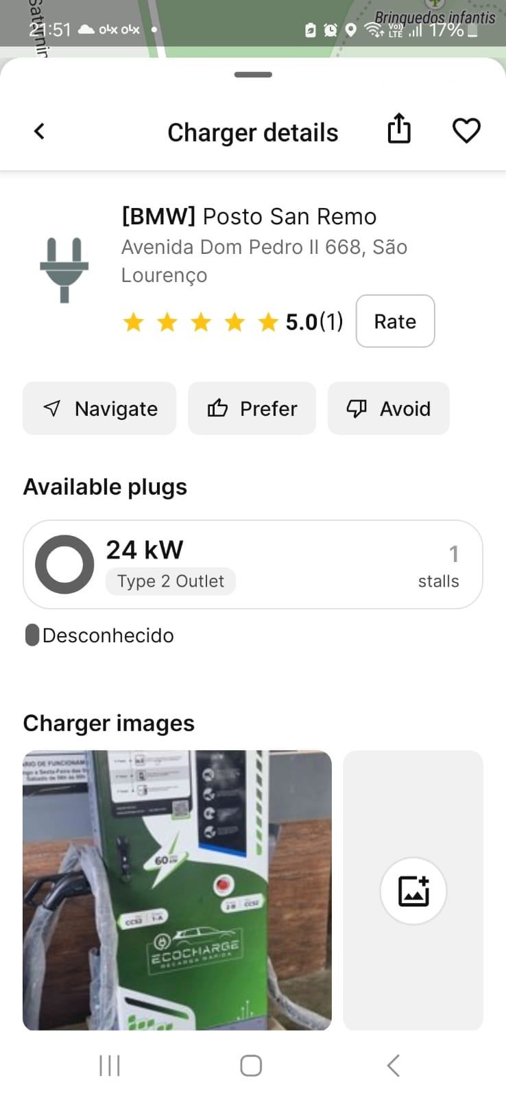 r/abetterrouteplanner - Adicionar / Editar Ponto de Carregamento CCS2