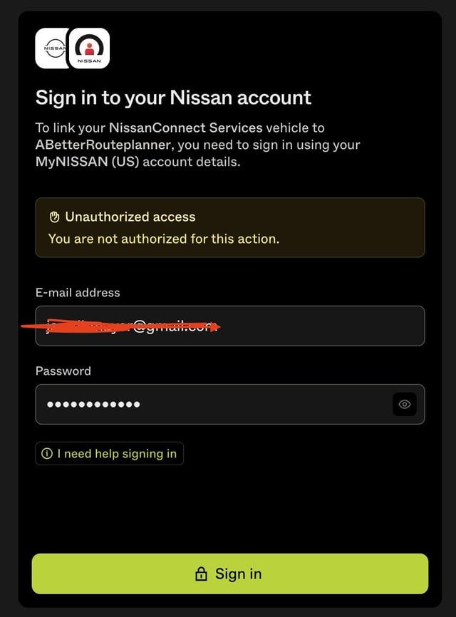 r/abetterrouteplanner - 2025 Nissan Ariya will no longer connect